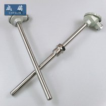 Surface roller type thermocouple WRNM101 thick handle four-wheel pulley temperature measurement probe Sensor City Lin