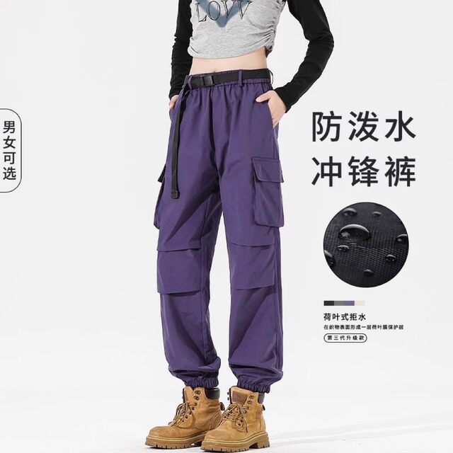 German Diverse Outdoor Softshell Pants for Women, Suitable for Travel, Hiking, Skiing, Mountaineering, Windproof, Waterproof, Fleece-Lined Work Pants for Men