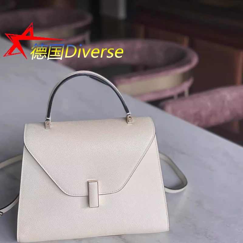 German Diverse Liu Yifei Style Women's Genuine Leather Kelly Bag, High-End Handbag, Crossbody Bag, 2025 Model