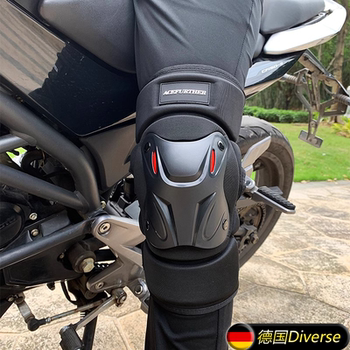 German Imported Motorcycle Knee Pads and Elbow Pads, Winter Warm Protective Gear, Motorcycle Leg Protectors, Riding Knee Protection, Anti-Fall and Cold-Proof