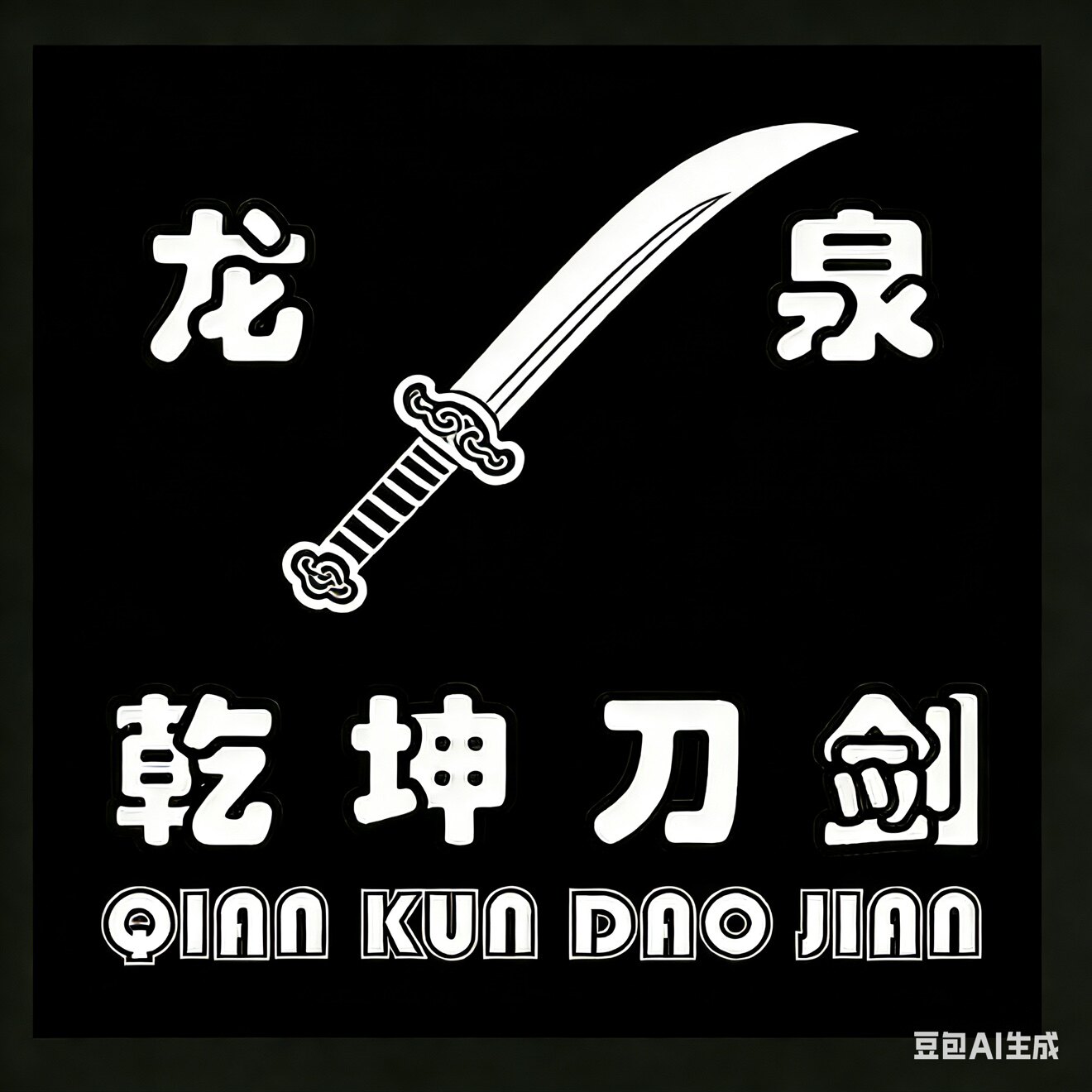 龙泉乾坤刀剑的LOGO