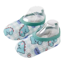 Climbing mat shoe covers summer mesh floor socks parent-child adult indoor trampoline socks non-slip soft bottom socks covers floor shoes