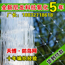 Orchard anti-bird net Transparent nylon net Protective cover Fruit tree net anti-bird mesh Breeding fish line anti-black net outdoor