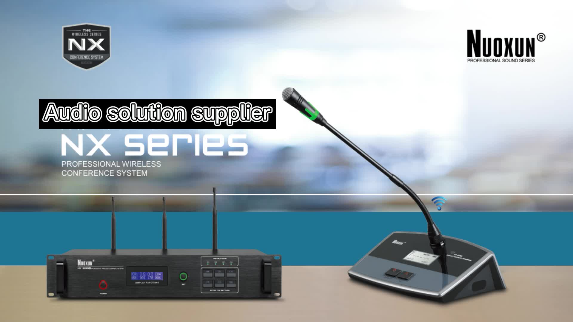 Complete Wireless Meeting System Conference Room Audio Video Delegate
