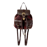 Михамико Макмико [Мисс Су Дерри] Ретро -чувствительный шерстяной рюкзак британский рюкзак