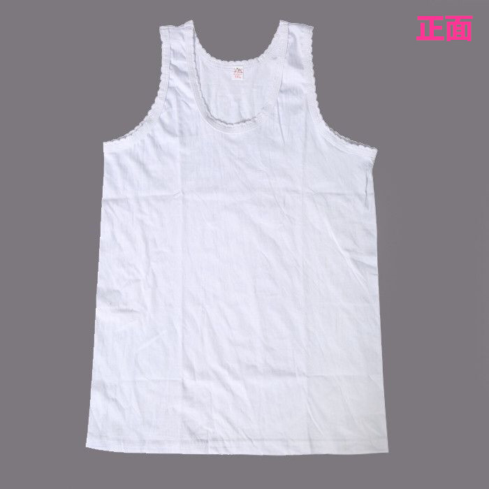 Trung niên và người già mùa hè bông của phụ nữ vest không tay cộng với phân bón XL loose áo cotton mẹ đồ lót mỏng