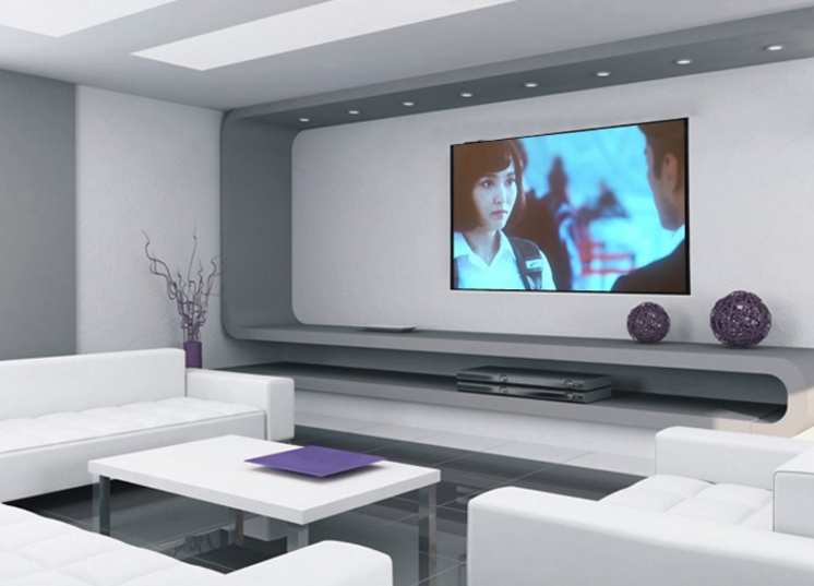 Simple anti-light curtain 16:10 background wall cloth projector curtain manual wall-mounted screen 60 to 150 inch customized