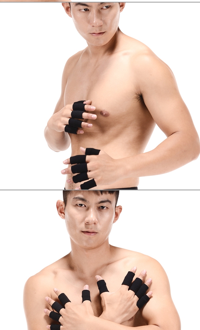Bóng rổ finger finger guards thể thao nam thiết bị bảo vệ ngón tay vỏ bọc ngón tay cái toàn bộ các ngón tay bảo vệ khớp găng tay chống nắng