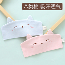 Maternal confinement hat summer thin confinement hat scarf headband pure cotton pregnant women big head circumference July 8 postpartum