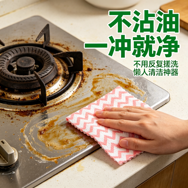 Coral Fleece Cleaning Cloth That Absorbs Water Quickly and Dries Instantly, Thickened Kitchen Cleaning Cloth for Removing Grease and Washing Dishes, Suitable for Household Use Coral Fleece Cleaning Cloth That Absorbs Water Quickly and Dries Instantly, Thickened Kitchen Cleaning Cloth for Removing Grease and Washing Dishes, Suitable for Household Use