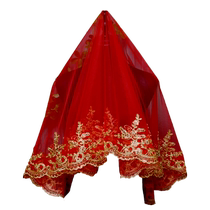 Bride Out of Bride Hair Crested Crown Xia Cape Getou Wedding Gown Wedding Gown Chinese Vinogue Show and Translucent Red Lid Head