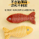 Kitten Toys Without Catnip, Solid Wool Ball, Silent Jute Fish, Suitable for Two-Month-Old Kittens, Durable and Bite-Resistant