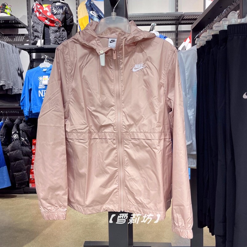 Nike Nike Jacket Women's Quick-Drying Breathable Hooded Jacket Autumn Sports Casual Loose Zipper Dm6179 Nike Nike Jacket Women's Quick-Drying Breathable Hooded Jacket Autumn Sports Casual Loose Zipper Dm6179