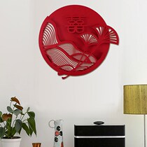 European-style wedding new house layout wedding room decoration simple atmosphere happy stickers room living room non-woven festive stickers