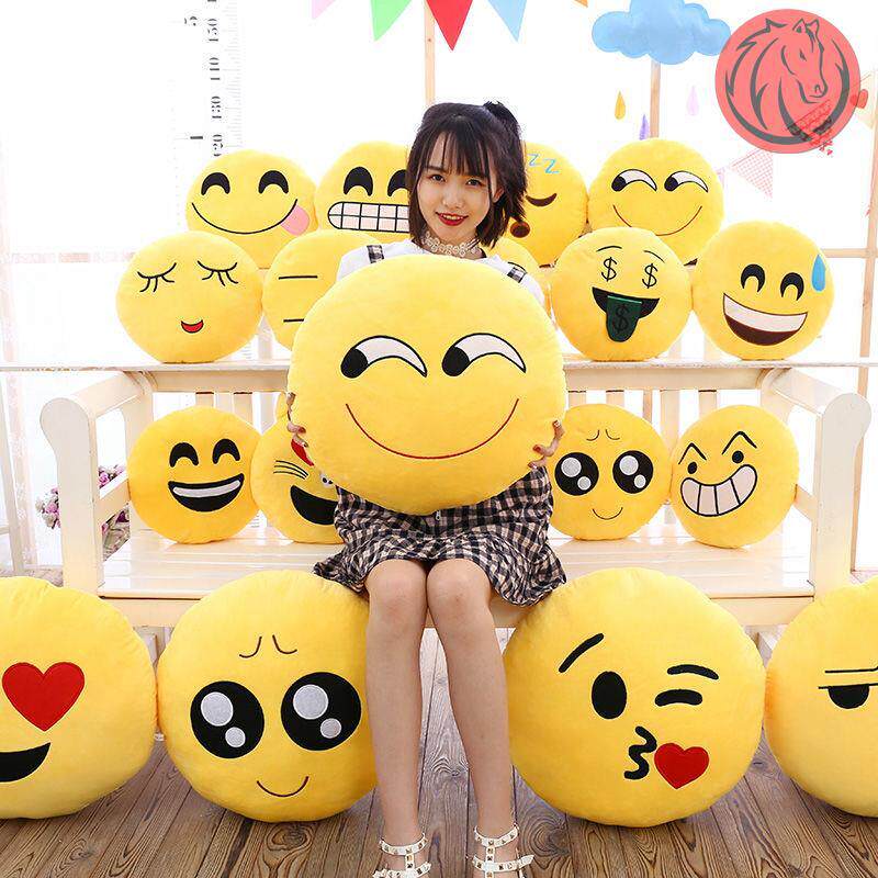 Car pillow, warm hand in hand, car decoration, cushion, funny expression bag, smiling face doll