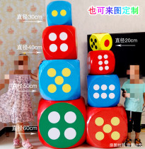 Rounded solid foam big sieve dice big dice big color dice big color solid big dice game props