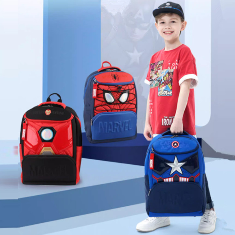 South Korea Winghouse Elementary School Kids Minus School Schoolboy Boy 2-4-6 Grade Children Double Shoulder Backpack Care and Shoulder Backpack-Taobao