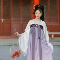 Chi Xia × Dream Journey to the West 3D version of the bone elf joint name Hanfu purple embers large sleeves and chest skirt