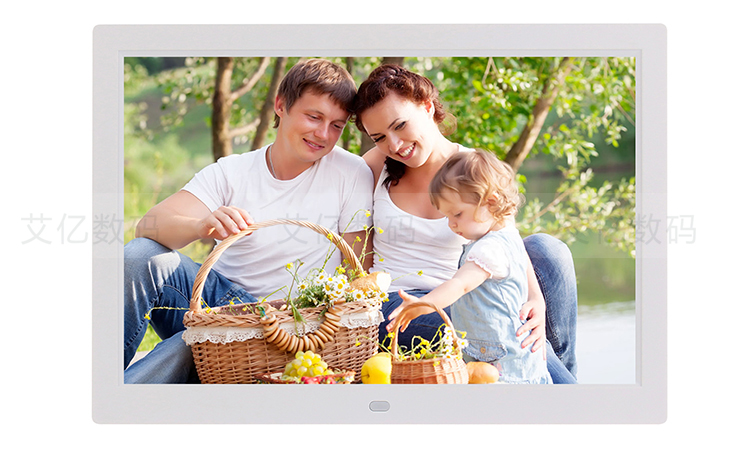 Khung ảnh điện tử 17 inch Khung ảnh kỹ thuật số HD 7 8 10 12 15 17 19 inch treo tường quảng cáo máy