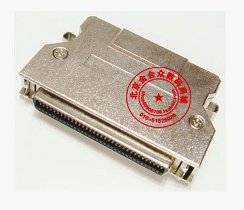 SCSI 68PIN welding wire female head Iron shell spring sheet 68 welding wire female head CN type 68 core welding wire female head