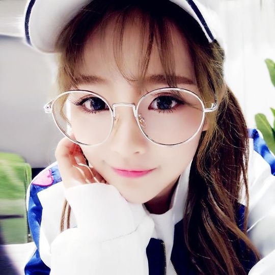 Korean Style Glasses for Women, Student Internet Celebrity Tiktok Style, Men's Plain Glasses, Retro Glasses Frame, Harajuku Large Frame Eyeglasses