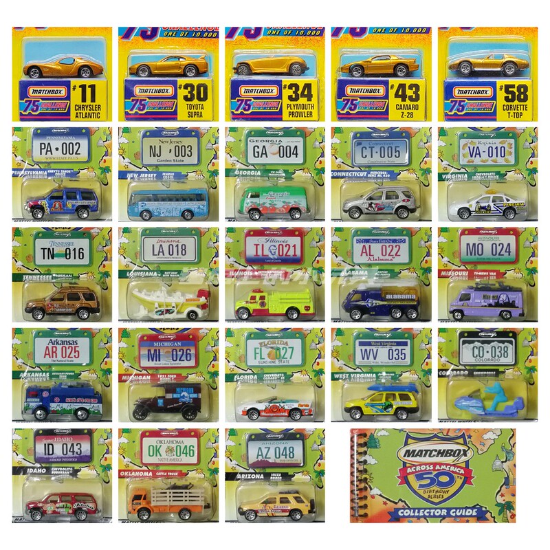 Matchbox Car Collection Matchbox Across America Selected Series (Old Stock)