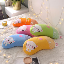 Child Buckwheat Pillow Newborn Baby Cartoon All-cotton Pillowcase Baby Holding Pillowed Kid Anti-Partial Head Styling Pillow