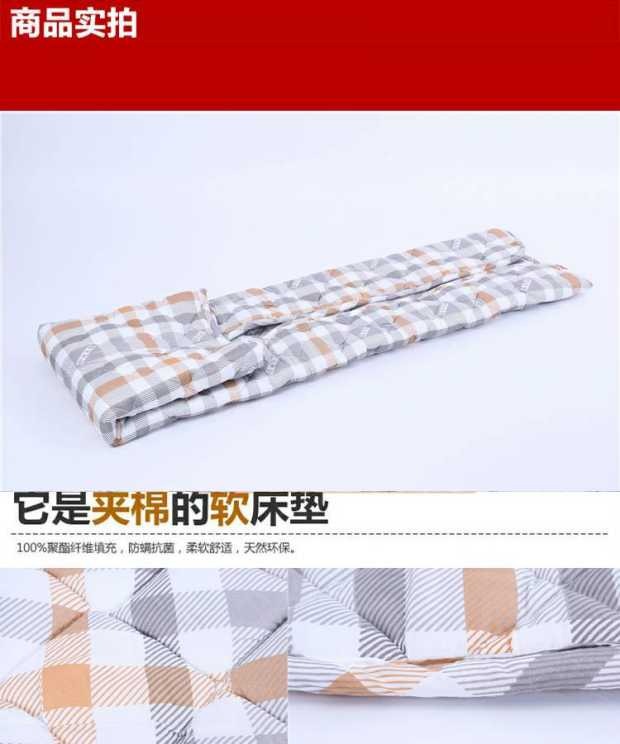Mùa đông ấm áp dày 8 cm nệm nhíp giường gấp đôi đơn 1,2m / 1,5m / 1,8m nệm nệm hơi nước