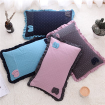 Single buckwheat leather pillow millet shell soft pillow core can be removed and washed cotton cotton cotton pillow case student cervical hard pillow