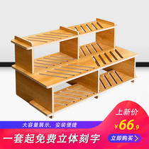 Wood Flooring Show Shelf Tiles Wood Grain Brick Plank Vertical Stone Line Sample Skirting Rack Landing Style