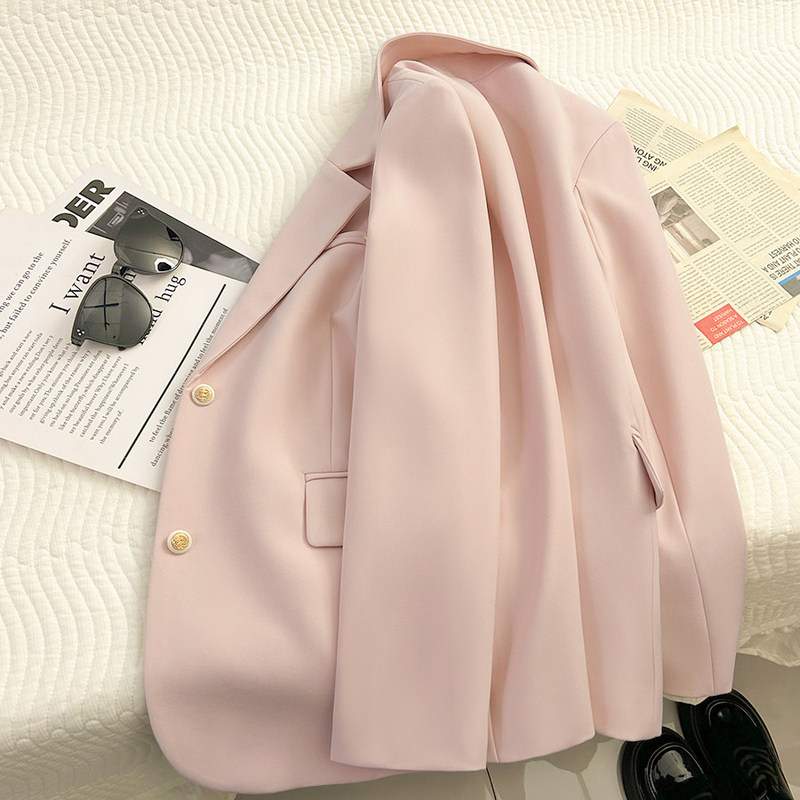 Pink Socialite High-End Blazer for Women 2026 Spring and Autumn New Style Gentle Lady Trendy Fashion Versatile Suit