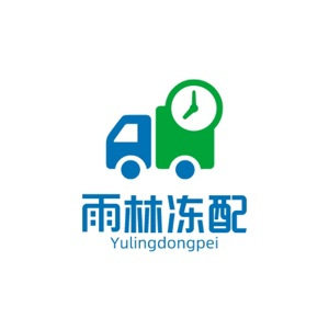 成都雨林美食原材城的LOGO