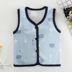 Mùa thu đông 2018 cho trẻ em vest hoạt hình vest ấm áp cộng với nhung bé trai và bé gái tóc lót cotton áo phao trẻ em Áo ghi lê