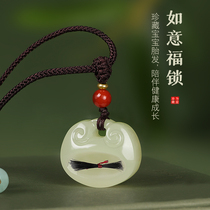 Baby fetal hair souvenir pendant d keychain to save newborn fetal hair hair collection Longbao birth gift