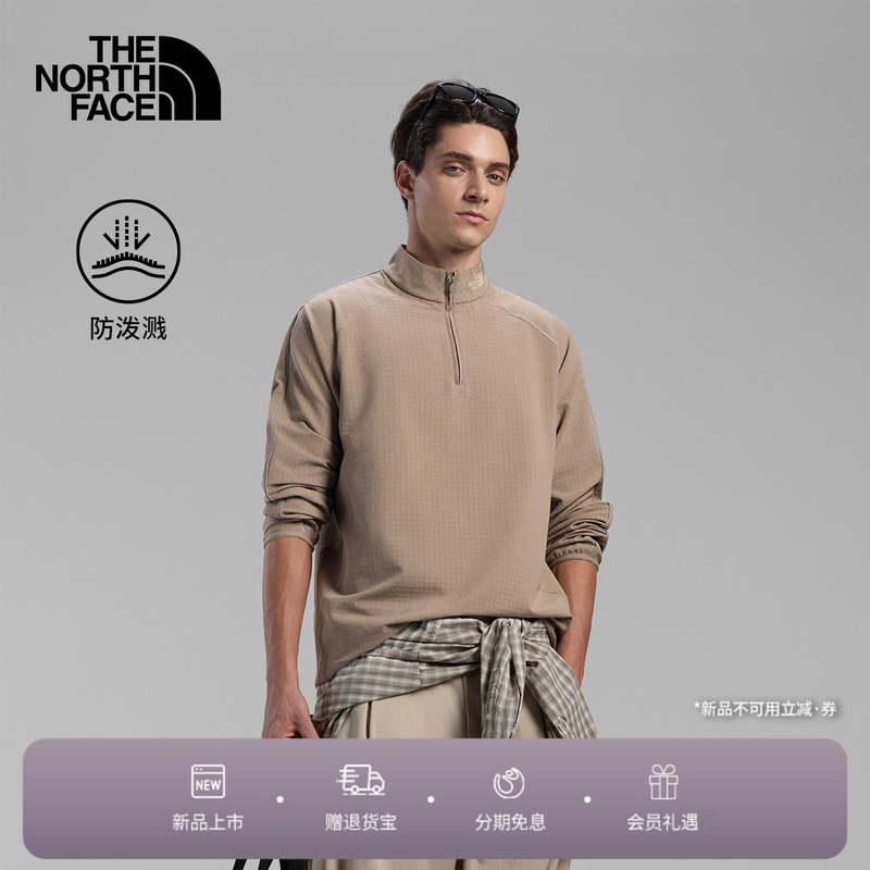 The North Face Ue Designer Sweatshirt for Men, Half-Zip Pullover, Water-Repellent, Outdoor New Thenorthface | 8Hxz