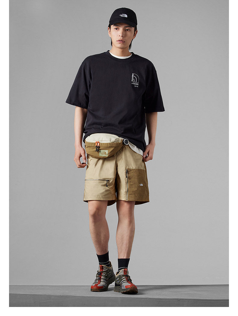 TheNorthFace北面UE男全棉重磅印花logo短袖T恤23夏季新款7WFJ_THE NORTH FACE ICON 2021