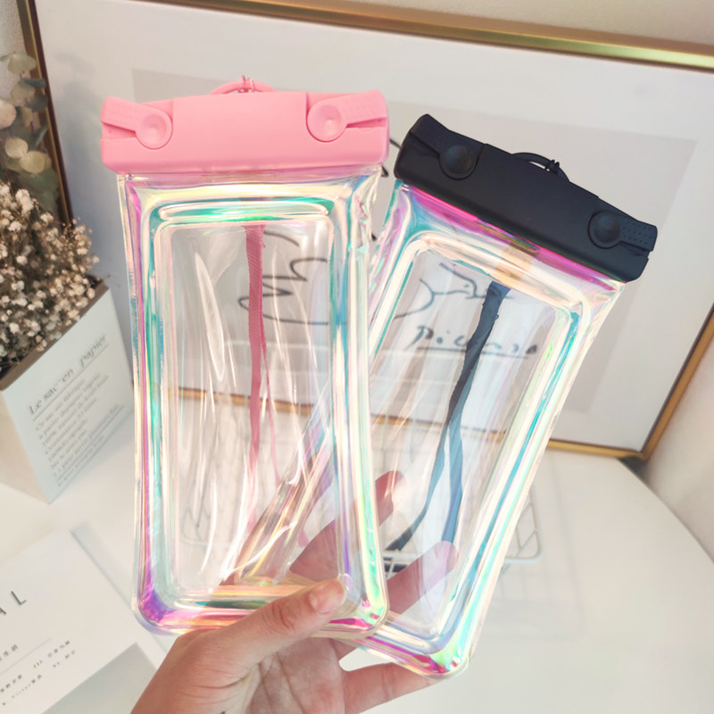 Mobile phone Waterproof Bag DAZZLING TOUCH-CELL PHONE COVER SEALED SWIMMING RAFTING WATER PARK UNIVERSAL DUST-PROOF CELL PHONE BAG