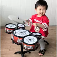 Trống lớn đồ chơi trẻ em 1-4-8 tuổi người mới bắt đầu jazz trống thực hành trống mô phỏng trống đánh trống nhạc cụ + ghế đàn organ đồ chơi cho be