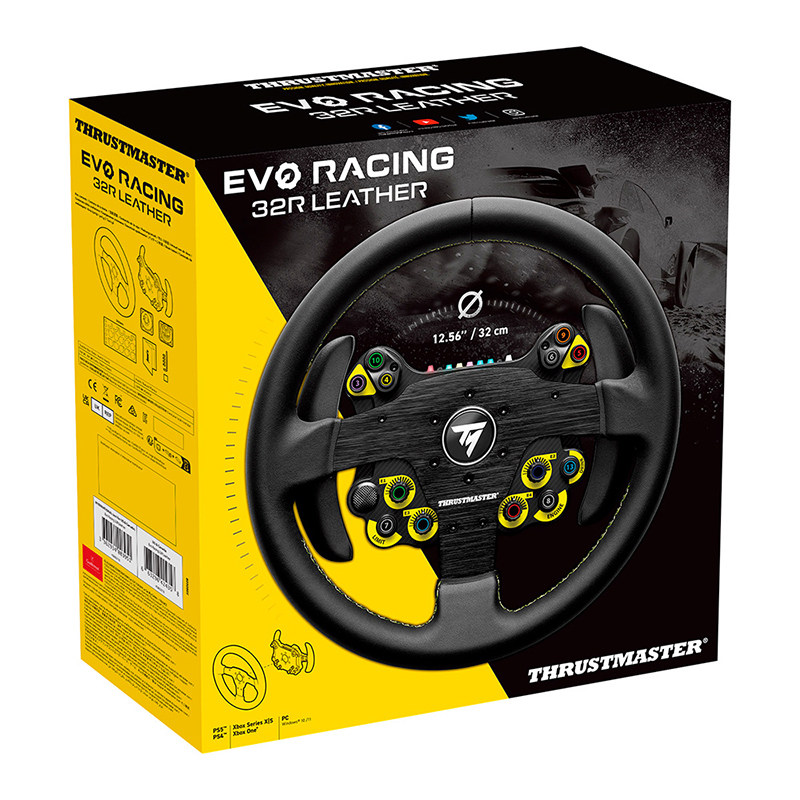 Thrustmaster's New Evo Racing 32R Quick-Release Faceplate Is Compatible with All Thrustmaster Interchangeable Faceplate Bases, Helping to Unleash Rally Racing Passion