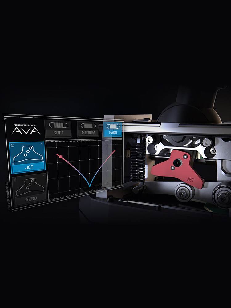 Thrustmaster Ava Base Flight Joystick Base Can Be Used with F16/F18 Joysticks, Compatible with Most Flight Types, Customizable and Expandable Module Base