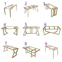 Custom table leg bracket rock plate desk small tea table support desk bar table marble table legs Bi-set shelf