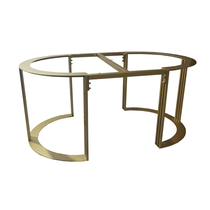 Table Leg Bracket Custom Dining Table Legs Round Tea Table Desk Sub Base Rock Plate Stainless Steel Table Leg Support