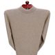Ordos 100% pure cashmere sweater men's half-high round neck thickened warm middle-aged and elderly wool sweater winter sweater