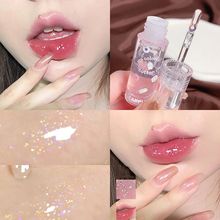 Six colors of clear, cool, and white lips. Dudu Lip Protection Oil, Transparent Lip Glaze, Moisturizing and Moisturizing