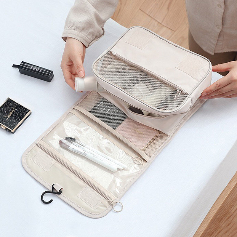 Net red wash bag small portable Korea simple girl heart collection box in wind travel dressing bag
