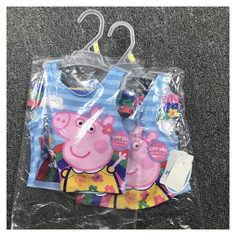 Pig Peggy Trung và nhỏ trẻ em áo tắm cô gái hai mảnh chia đồ bơi mặc bikini trẻ sơ sinh hạn chế thời gian giảm giá