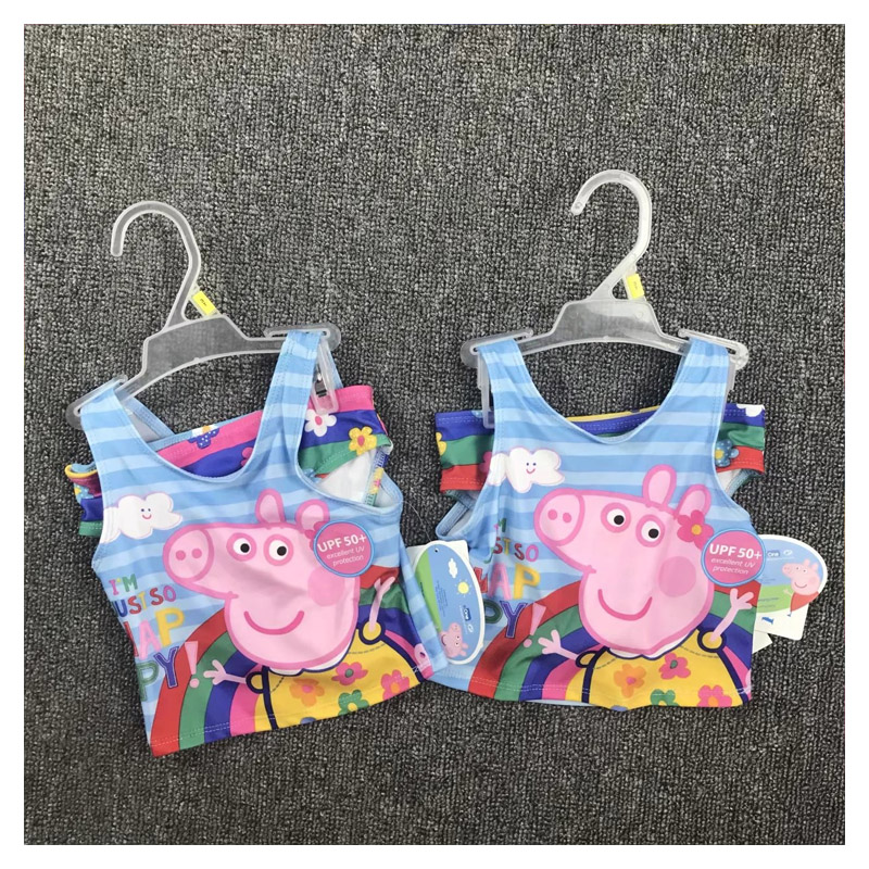 Pig Peggy Trung và nhỏ trẻ em áo tắm cô gái hai mảnh chia đồ bơi mặc bikini trẻ sơ sinh hạn chế thời gian giảm giá