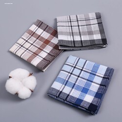 Old Shanghai Style Handkerchief for Men and Elderly, Portable Cotton Cloth for Wiping Sweat, Absorbent, Women's Handkerchief, All-Cotton Square Towel