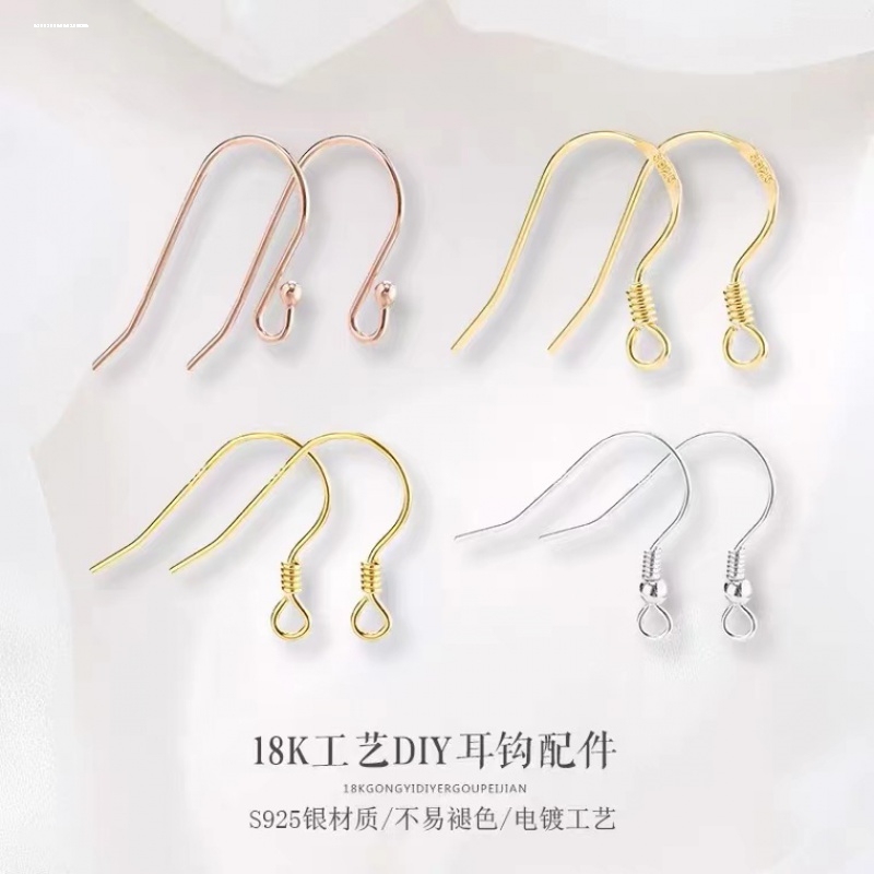 Ear Hooks Handmade DIY Earring Jewelry Materials and Accessories Ear Hooks Handmade DIY Earring Jewelry Materials and Accessories