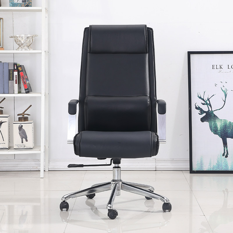 Computer chair boss office chair sedentary comfortable lift swivel chair home gaming chair leather chair reclining sofa chair